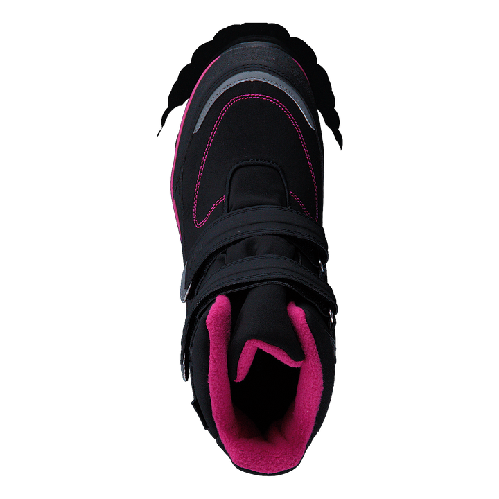 435-6608 Waterproof Warm Lined Black/Fuchsia