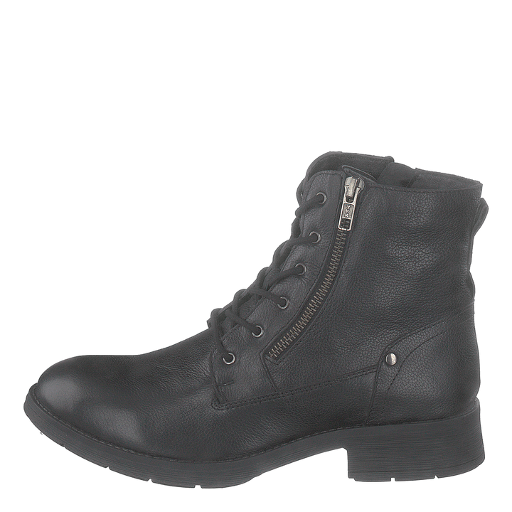 451-5010 Leather Warm Lined Black