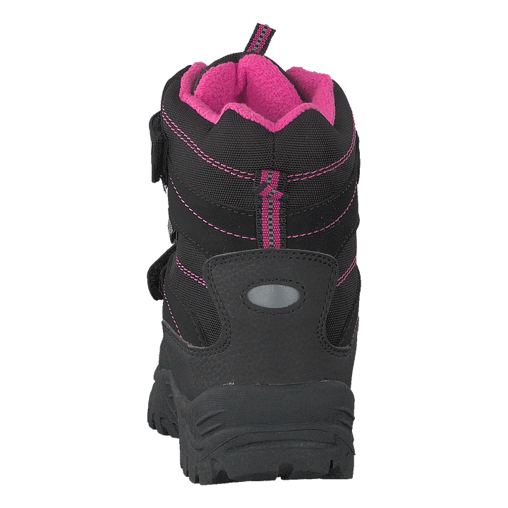 430-9113 Waterproof Warm Lined Black/fuchsia