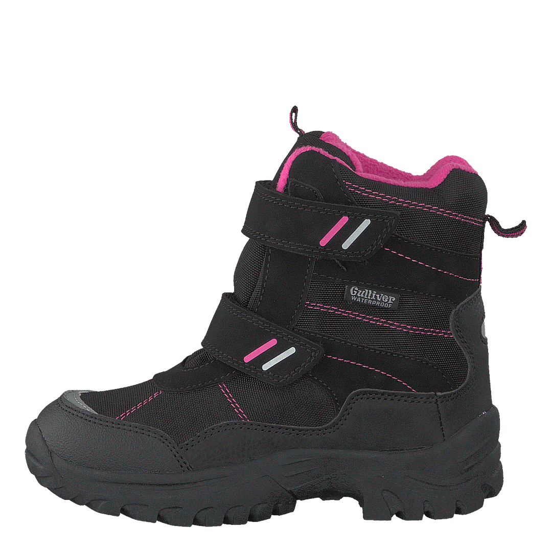 430-9113 Waterproof Warm Lined Black/fuchsia