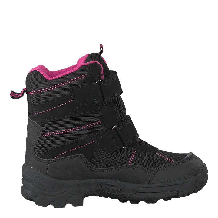 430-9113 Waterproof Warm Lined Black/fuchsia