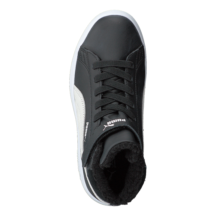 Puma Smash V2 Mid L Fur V Ps Puma Black-puma White
