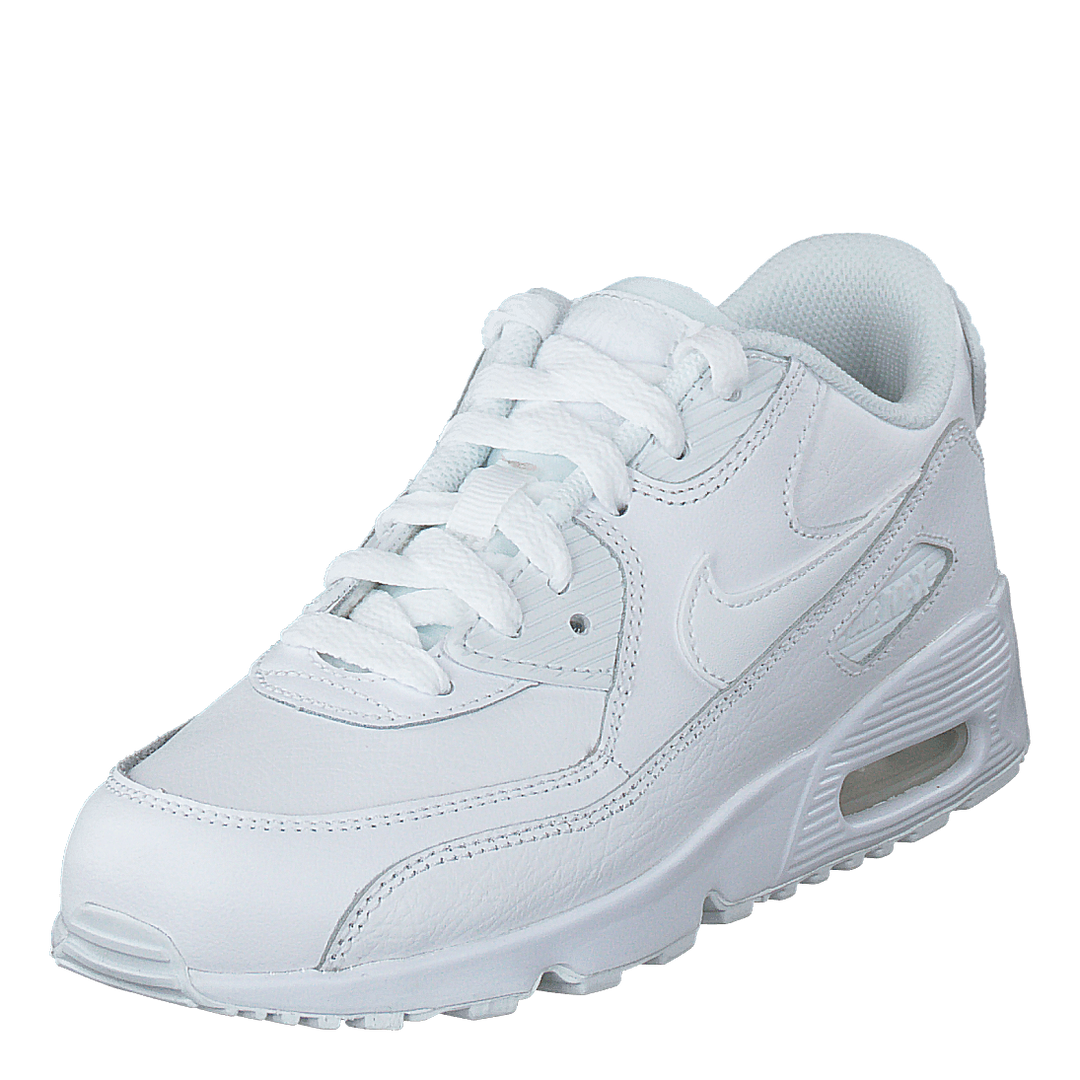 Boys' Air Max 90 Leather Little Kids White/white