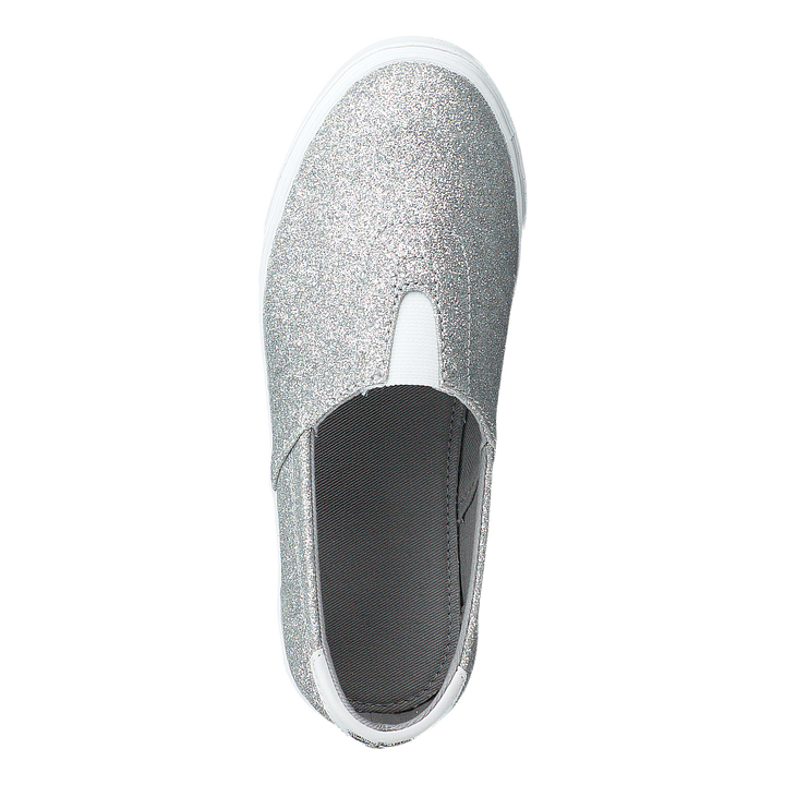 Slip-on Ballerina Glitter Jr Silver