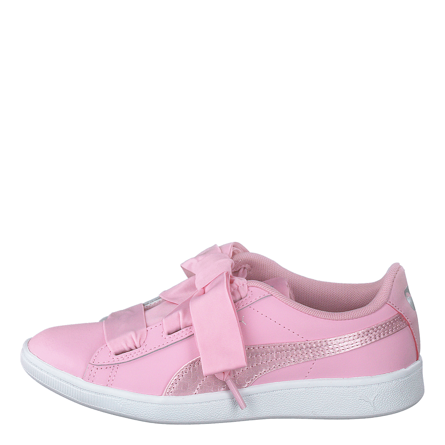 Puma pink satin sneakers sales