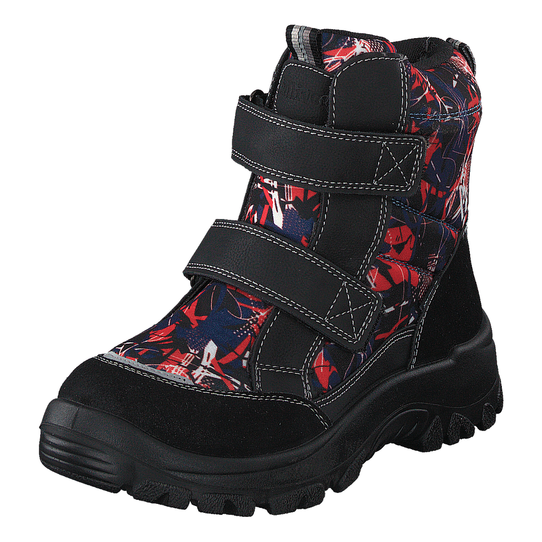 414-6107 Waterproof Warm Lined Navy/red