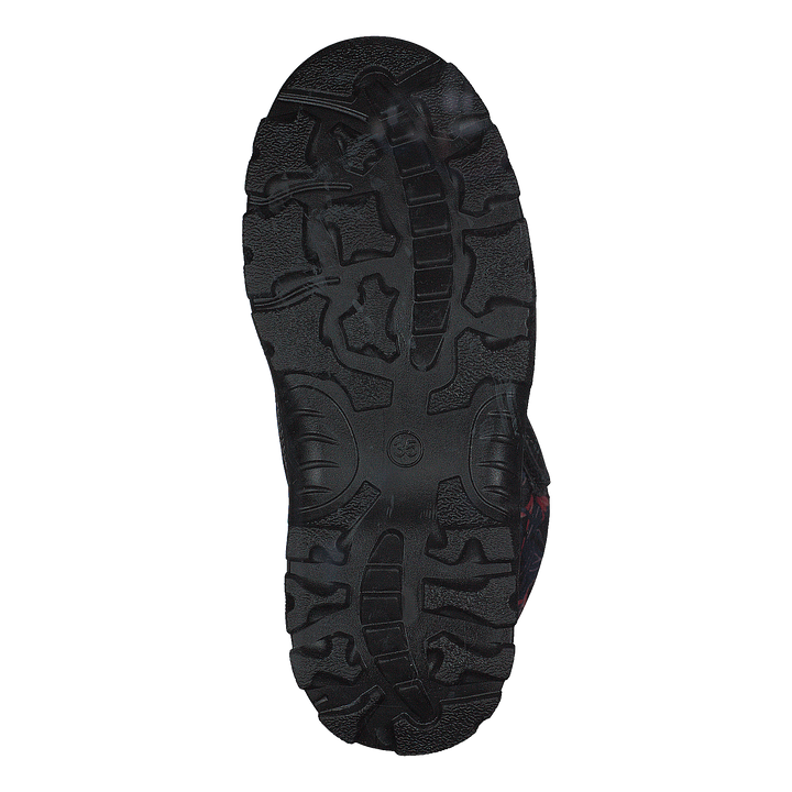 414-6107 Waterproof Warm Lined Navy/red