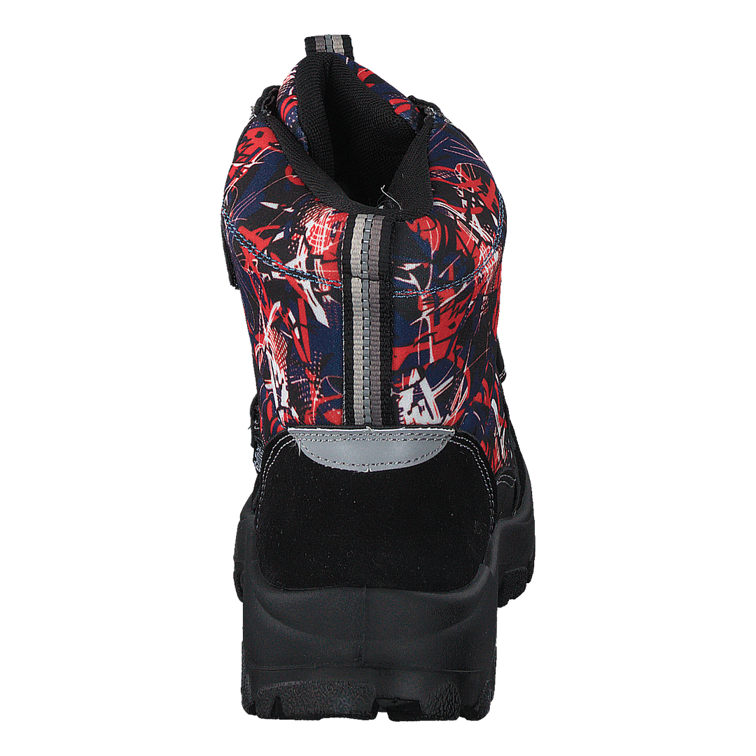 414-6107 Waterproof Warm Lined Navy/red