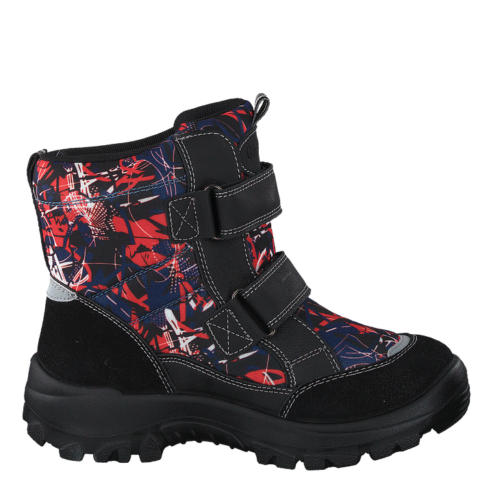 414-6107 Waterproof Warm Lined Navy/red