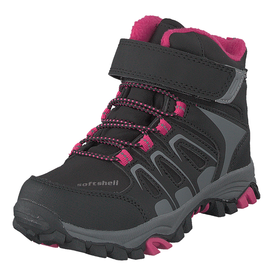 435-0509 Waterproof Warm Lined Black/fuchsia