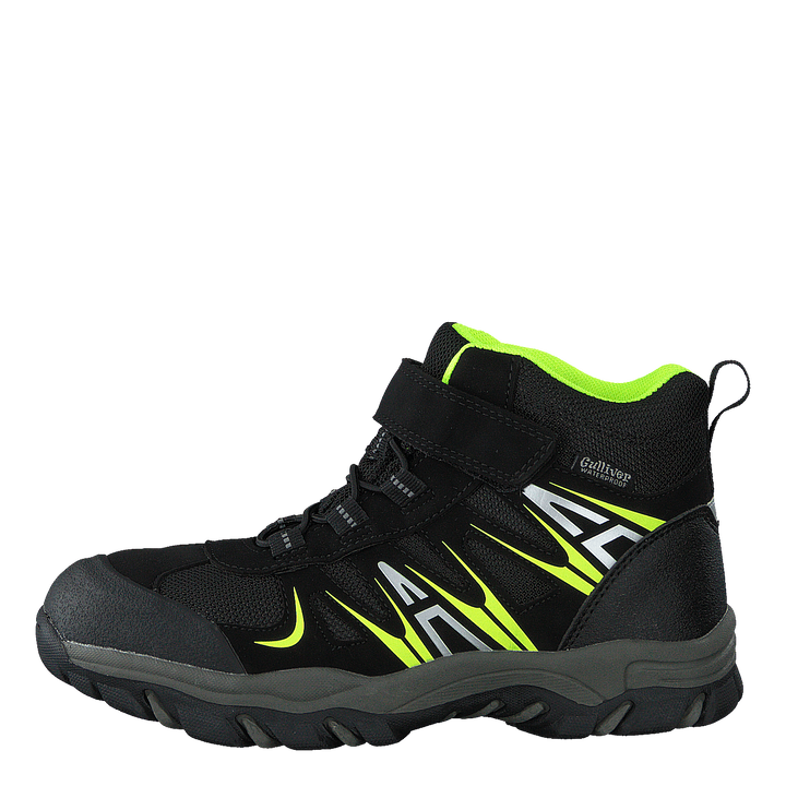 430-2387 Waterproof Warm Lined Black/lime