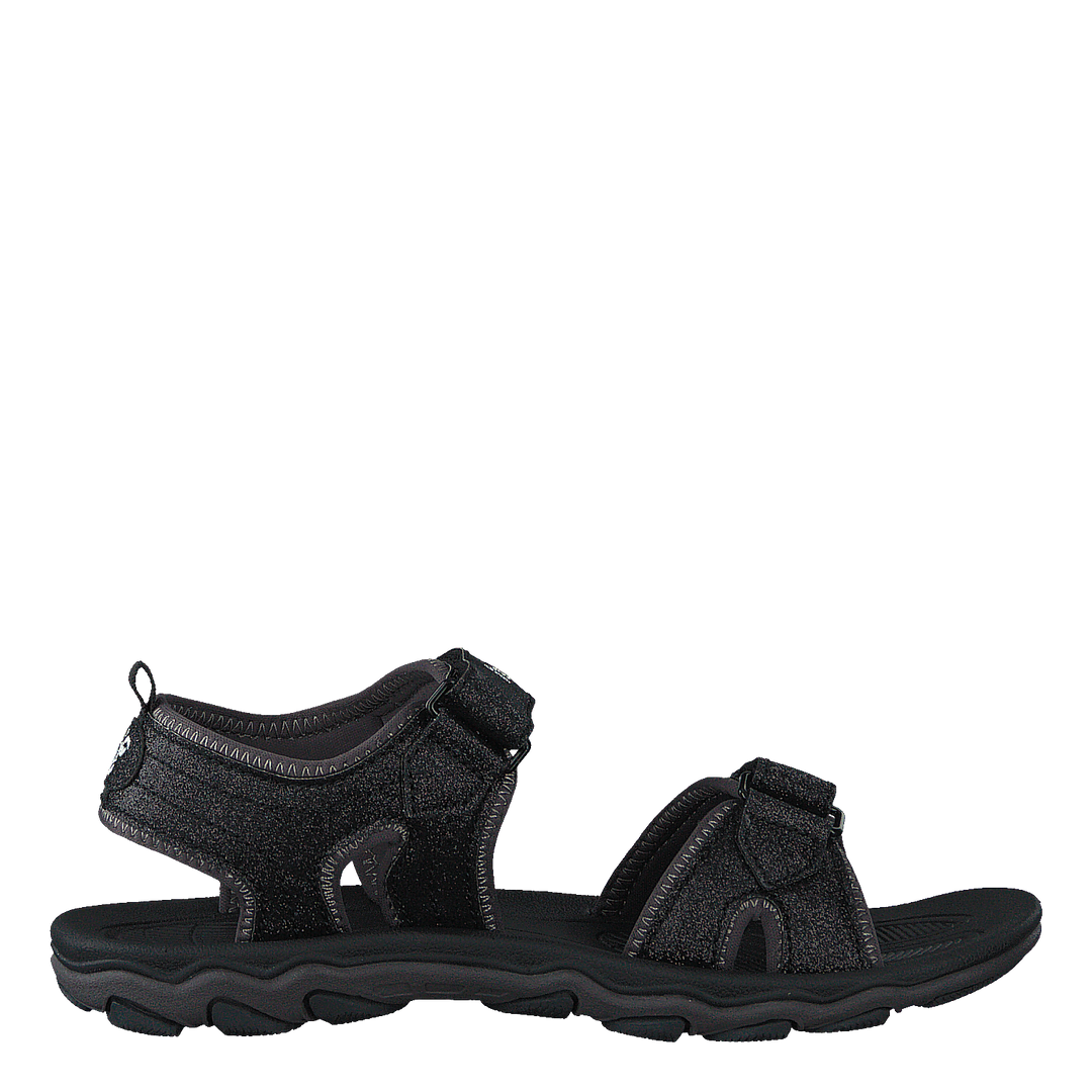 Sandal Sport Glitter Jr Black