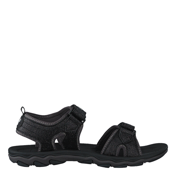 Sandal Sport Glitter Jr Black