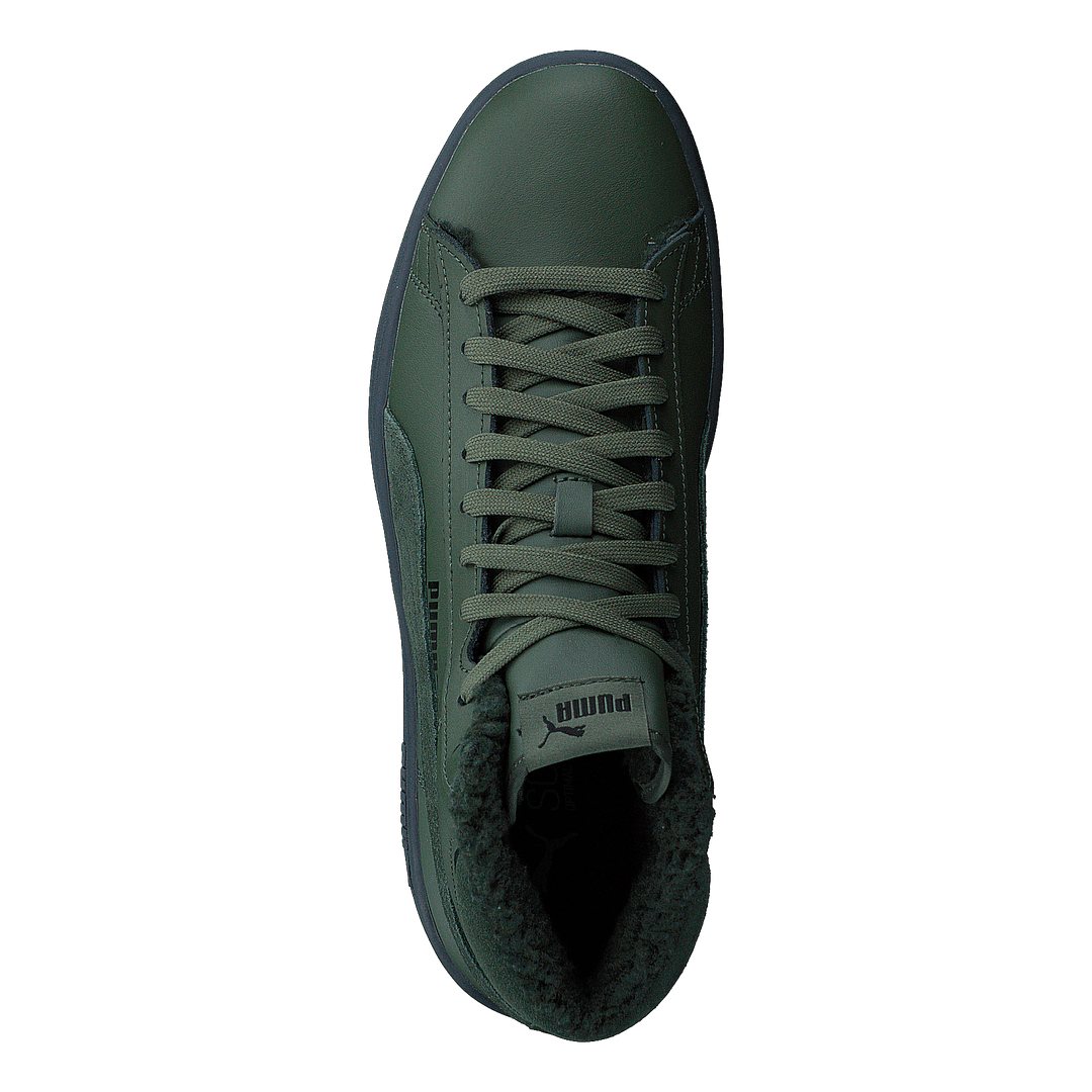 Puma Smash V2 Mid Wtr L Dark Green/Black