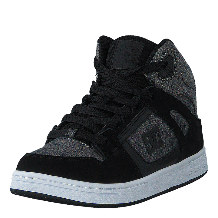 Pure High-top Black/heather Grey