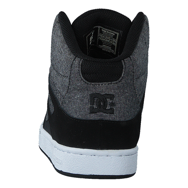 Pure High-top Black/heather Grey