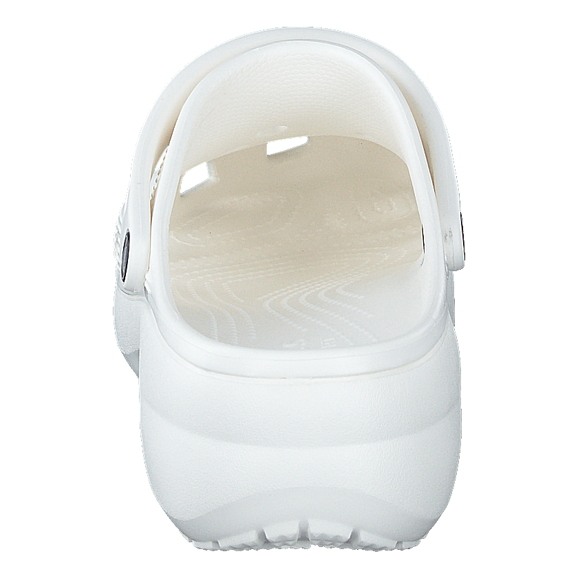 Classic Platform Clog White