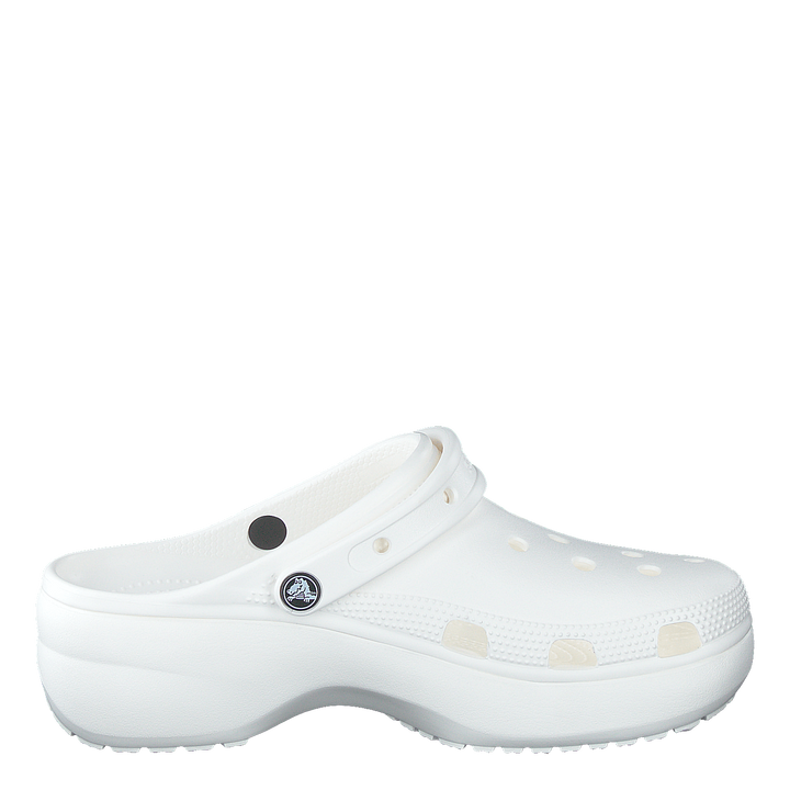Classic Platform Clog White