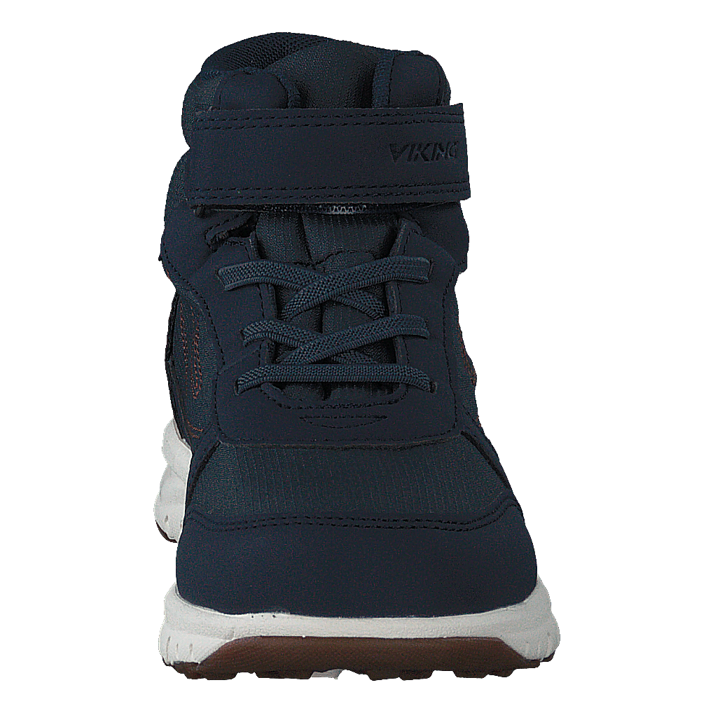 Hovet Mid WP Navy/Cognac