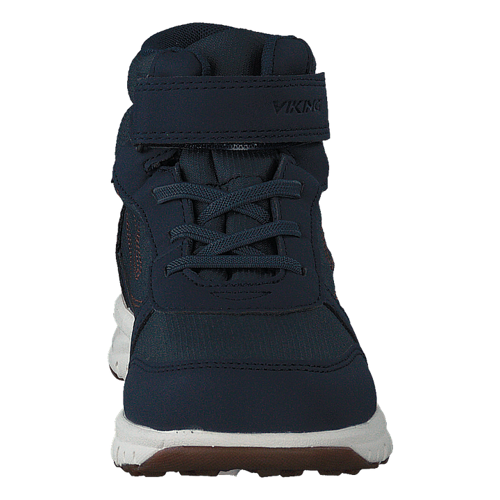 Hovet Mid WP Navy/Cognac