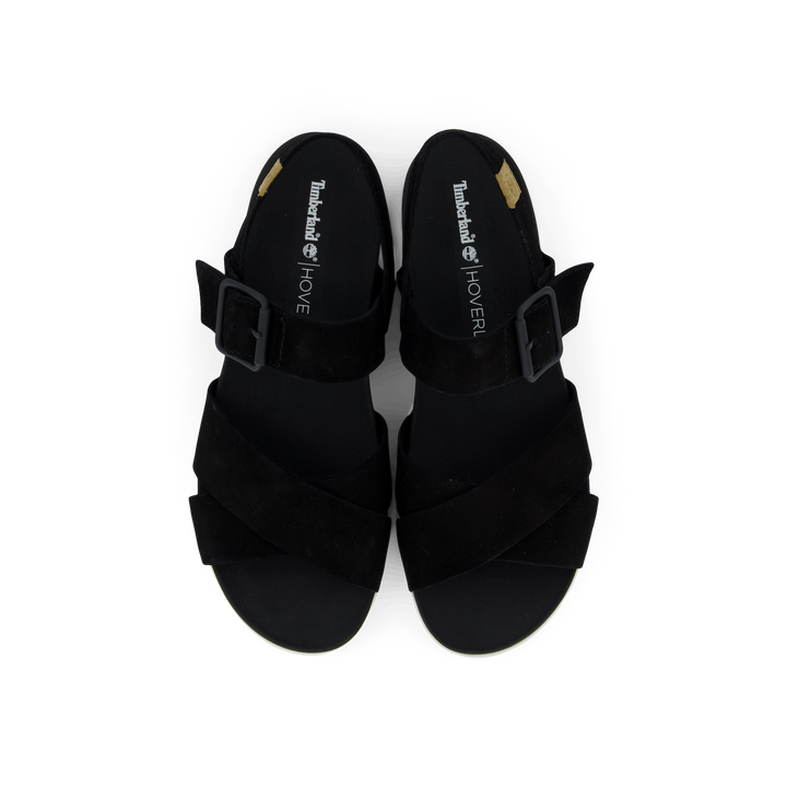 Wilesport Lthr Sandal Black Nubuck