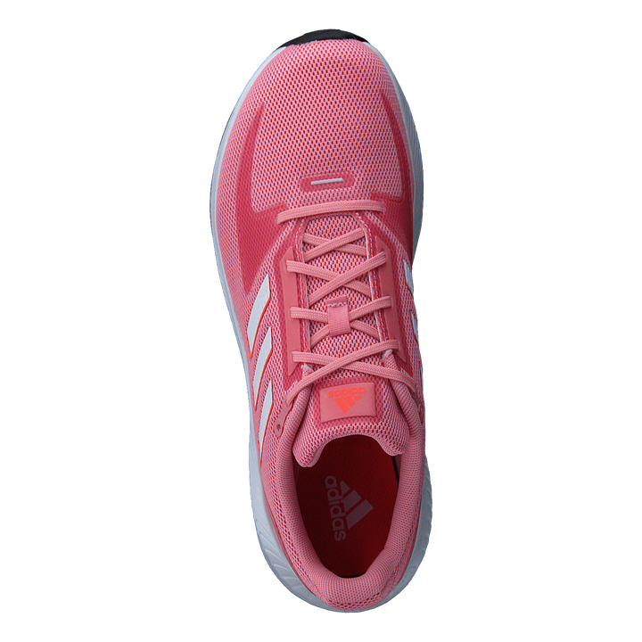 Run Falcon 2.0 Shoes Super Pop / Cloud White / Solar Red