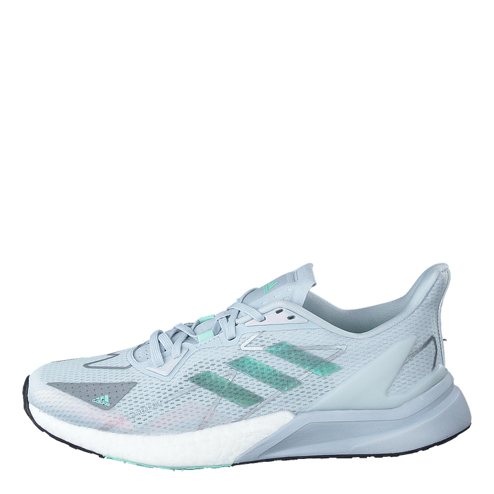 X9000L3 HEAT.RDY Shoes Halo Blue / Cloud White / Clear Mint