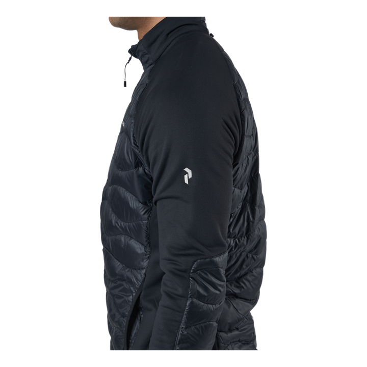 M Helium Down Hybrid Jacket Black