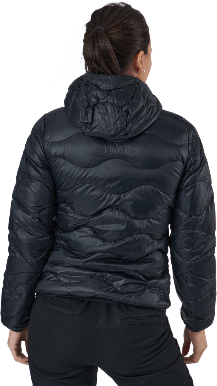W Helium Down Hood Jacket Black