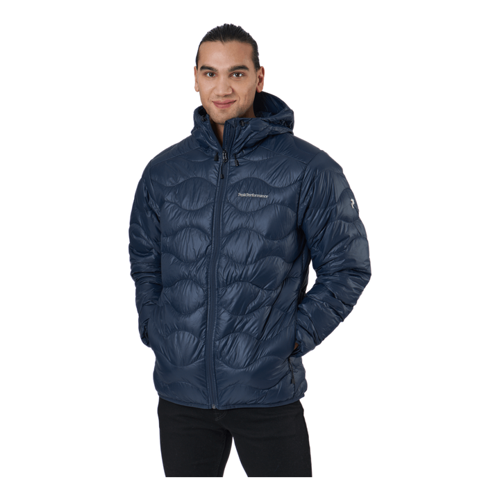 M Helium Down Hood Jacket Blue Shadow