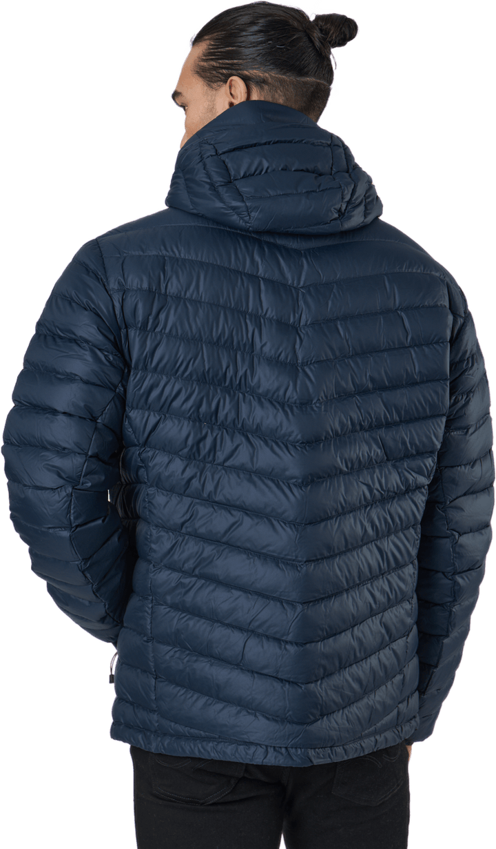 M Frost Down Hood Jacket Blue Shadow