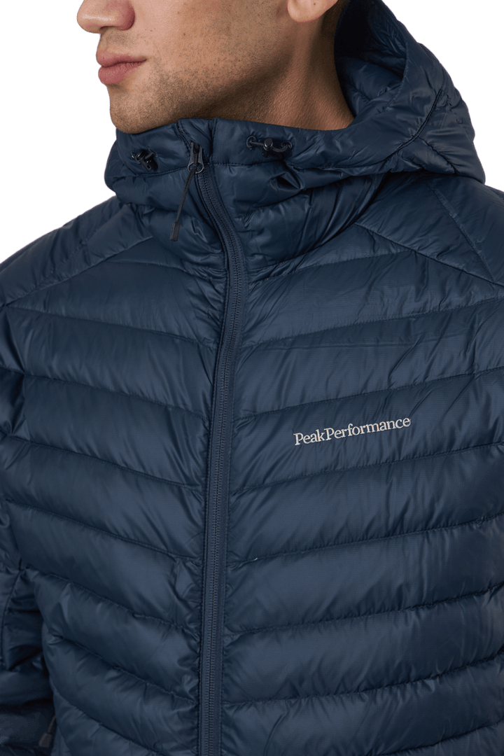 M Frost Down Hood Jacket Blue Shadow