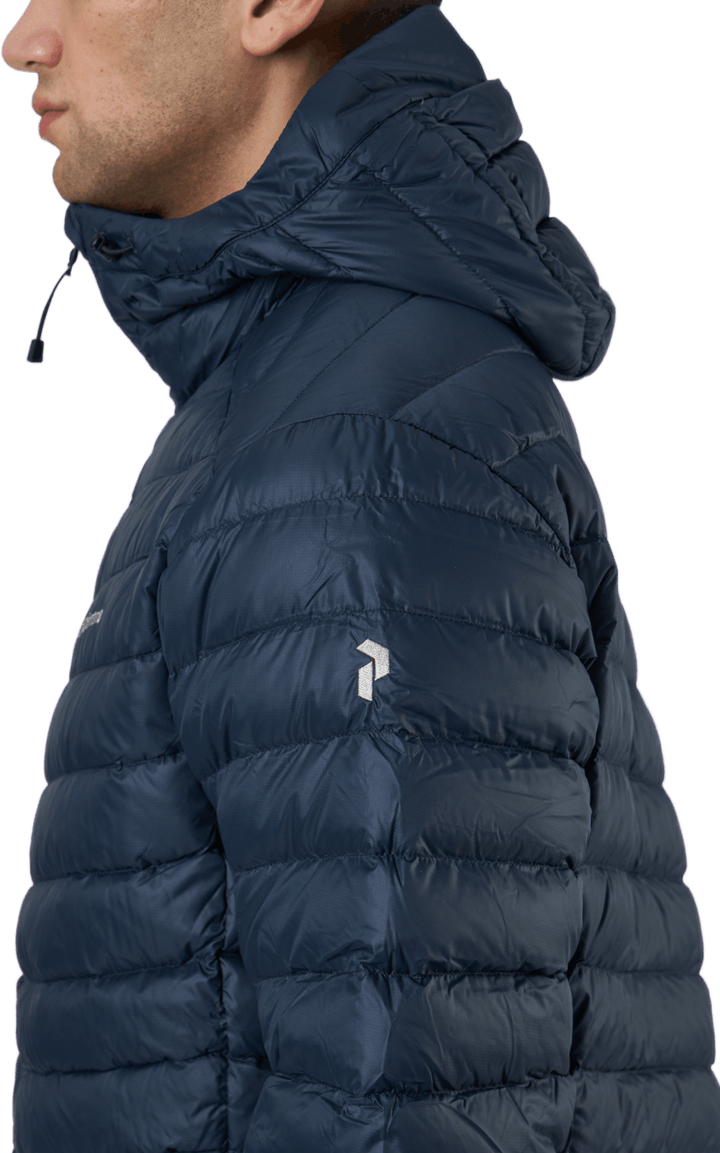 M Frost Down Hood Jacket Blue Shadow