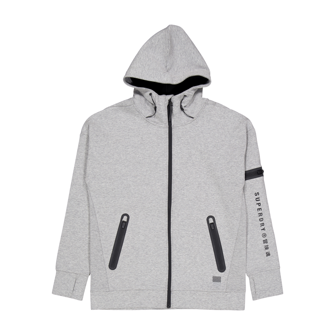 Training Gymtech Ziphood Grey Marl