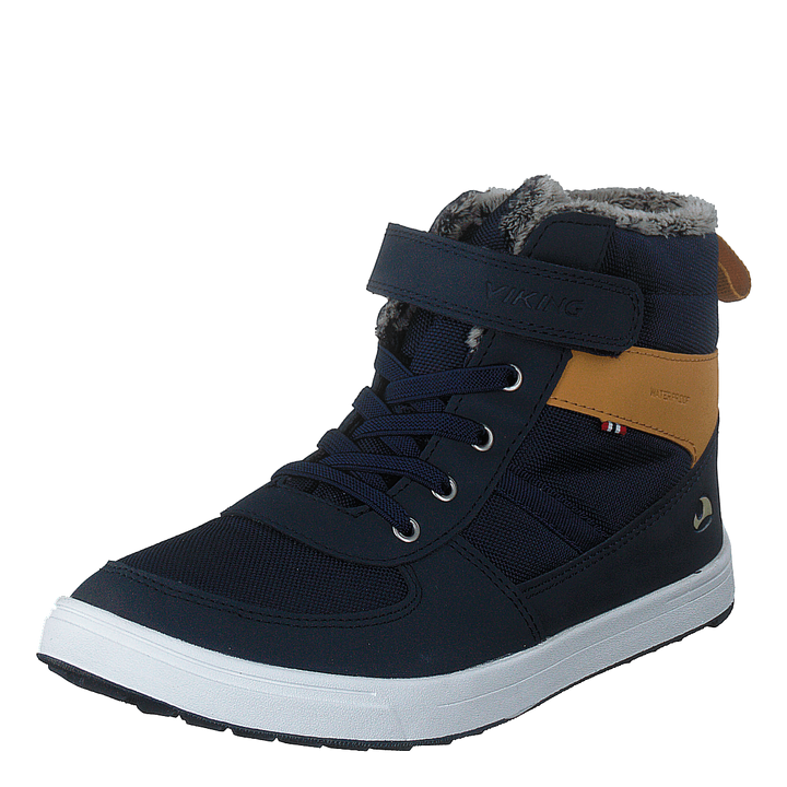 Lucas Mid WP Warm Jr Navy/Honey
