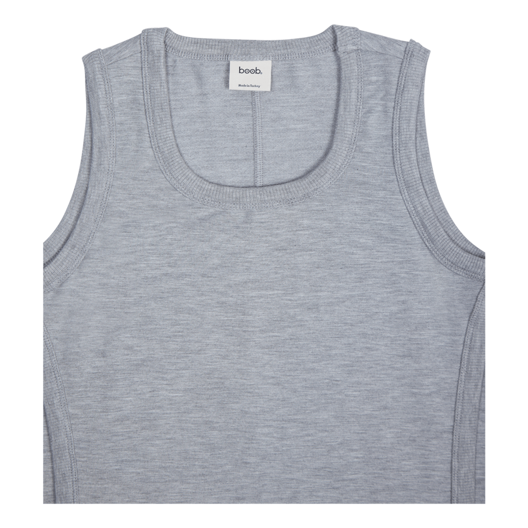 Bff S/l Dress Grey Melange