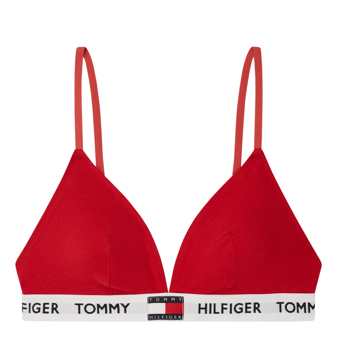 Padded Triangle Bra, Xcn Tango Red