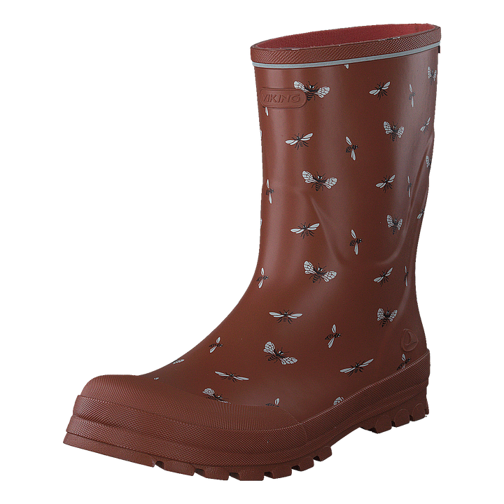 Jolly Print Cognac/white