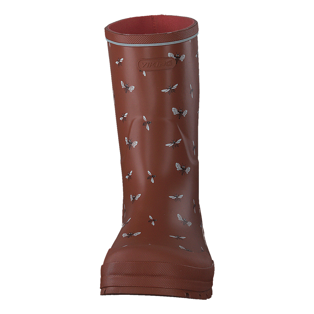 Jolly Print Cognac/white