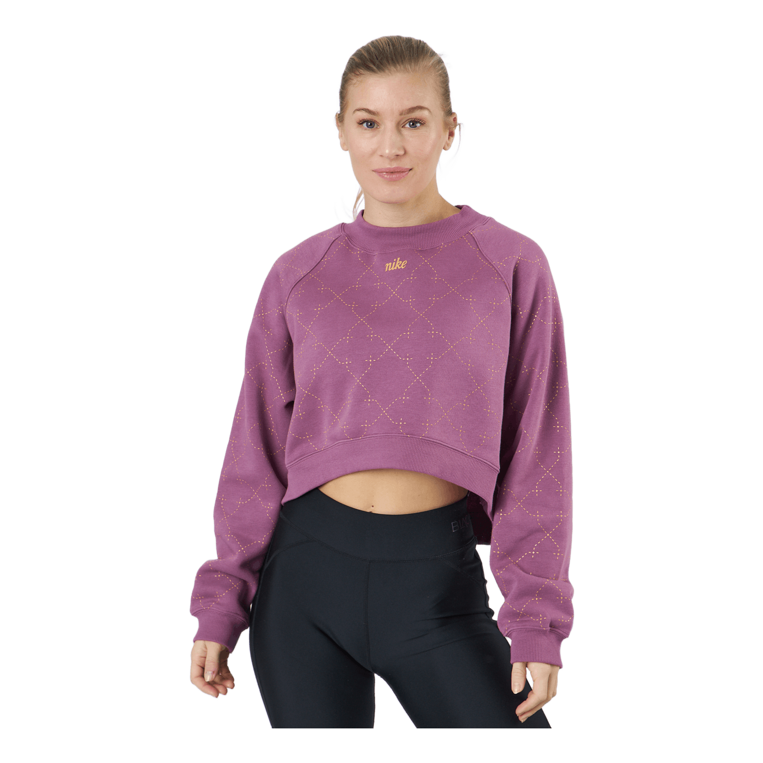 Nike dry crew sales neck crop sweatshirt ladies