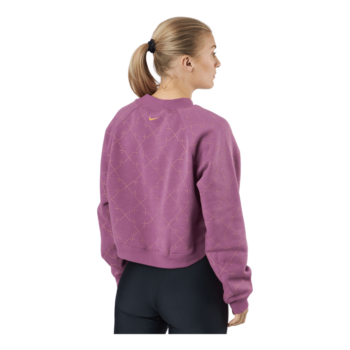 Nike Dri-fit Women's Novelty F Light Bordeaux/metallic Gold