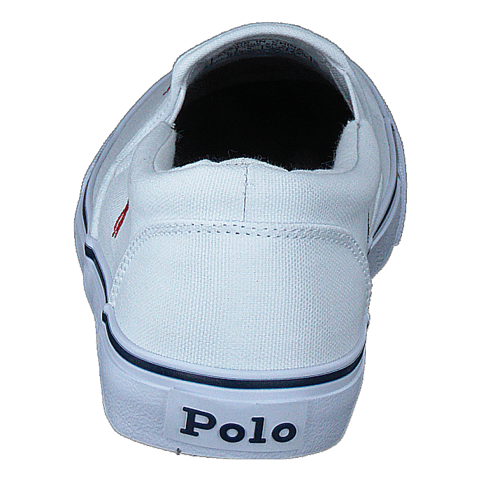 Keaton Slipon White/ Navy, Red