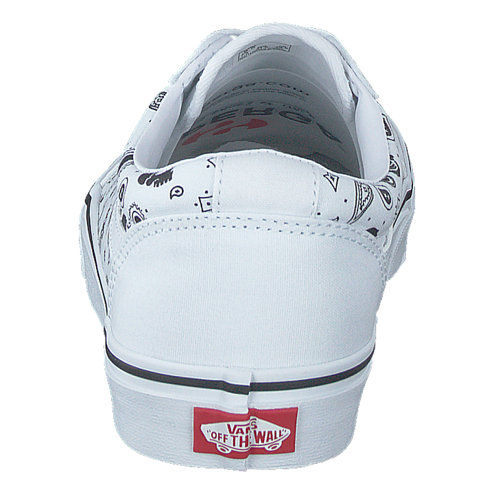 Mn Ward (skull Bandana) White/white
