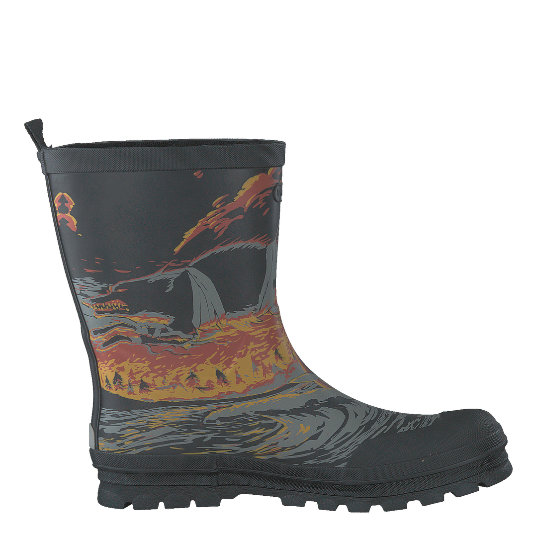 Jolly Print Black/sun