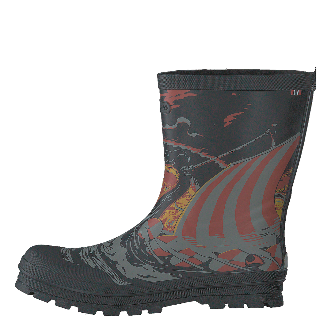 Jolly Print Black/sun