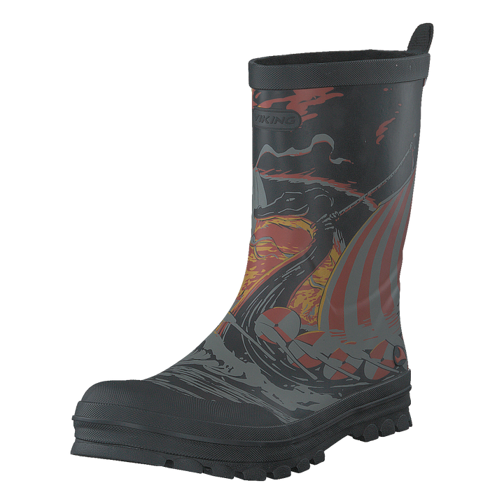 Jolly Print Black/sun