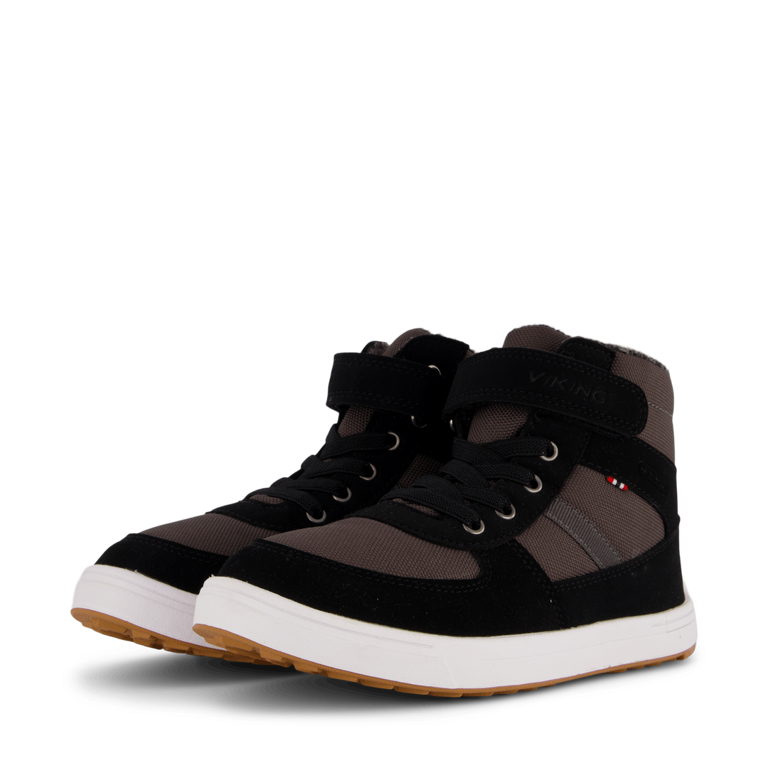 Lucas Mid WP Warm Jr Black/Charcoal