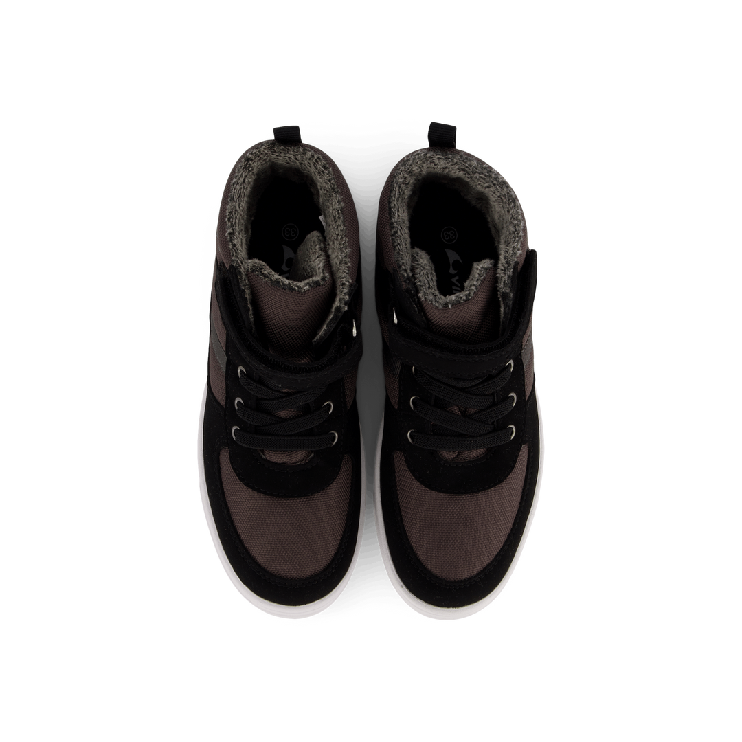 Lucas Mid WP Warm Jr Black/Charcoal