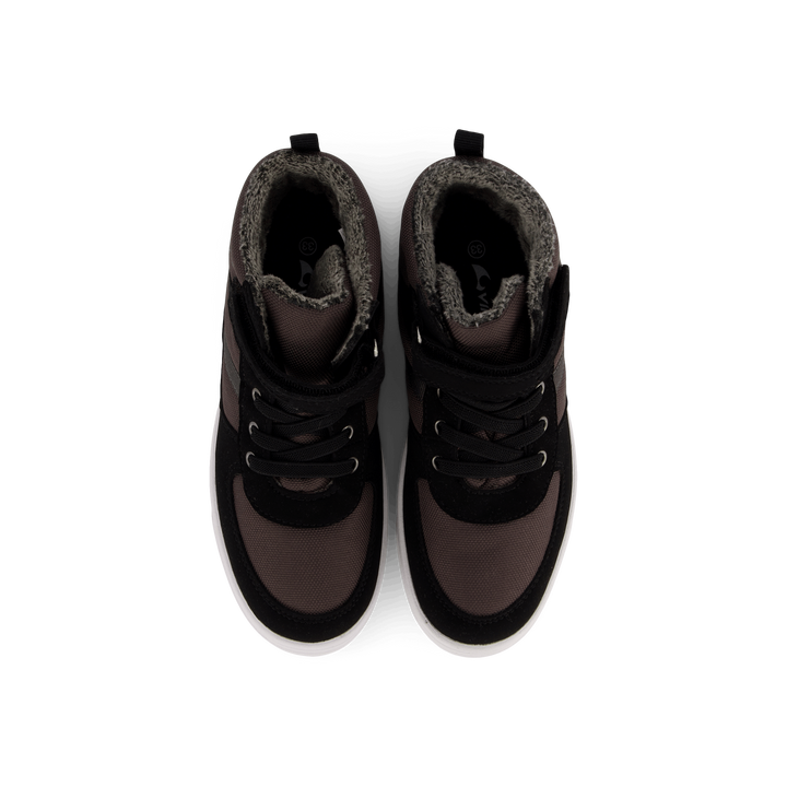 Lucas Mid WP Warm Jr Black/Charcoal