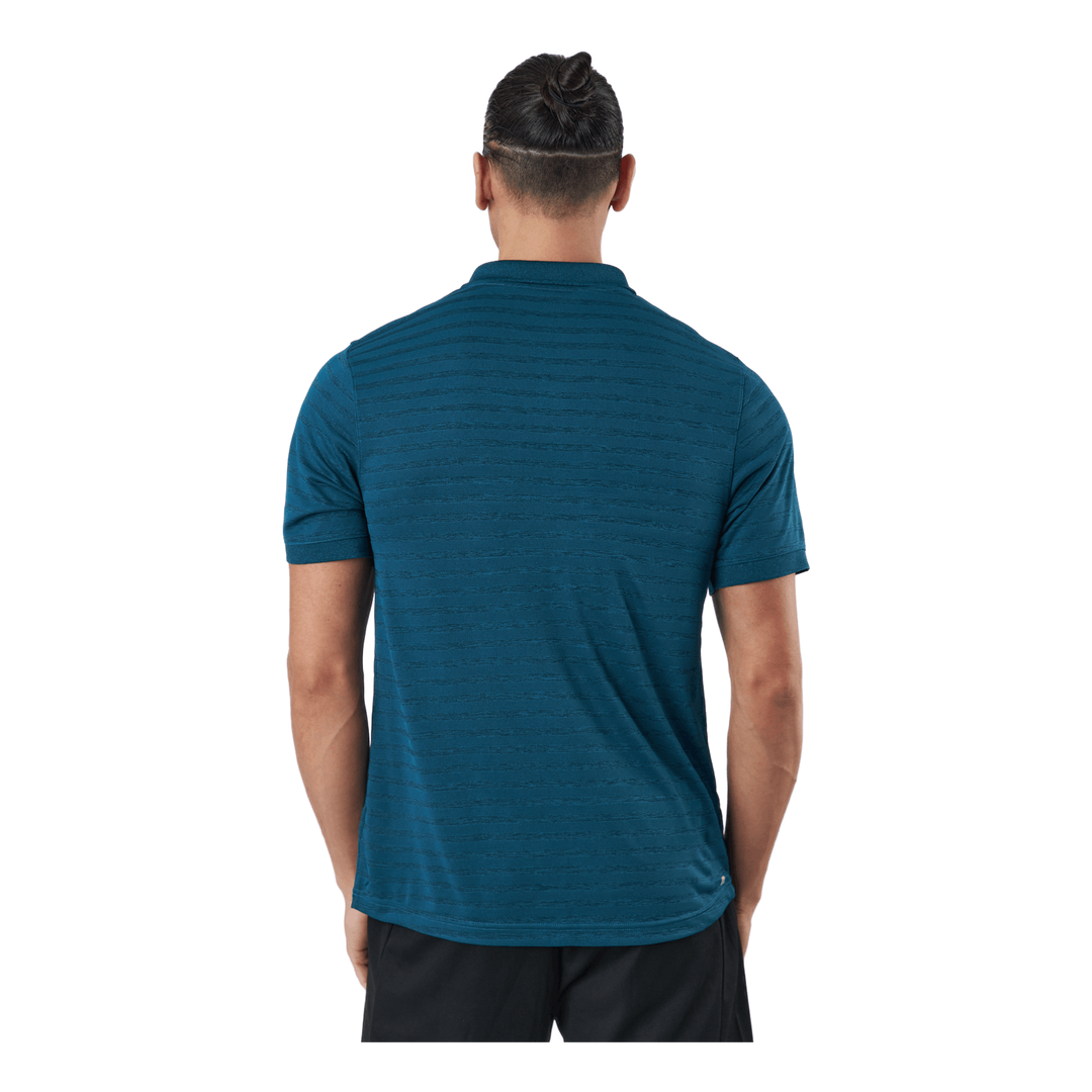 Bela Stripe Polo Ii Blue Coral